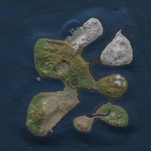 Thumbnail Rust Map: Procedural Map, Size: 2000, Seed: 1353, 8 Monuments