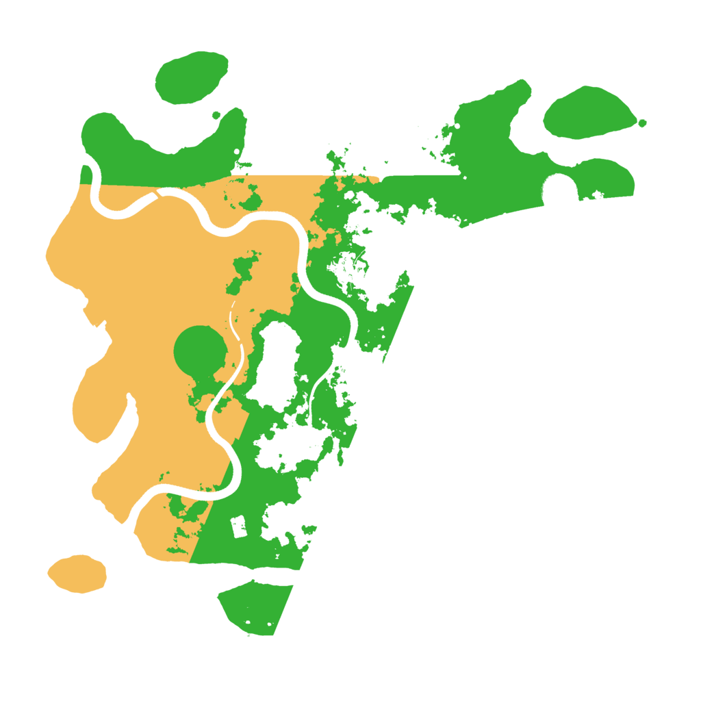 Biome Rust Map: Procedural Map, Size: 3550, Seed: 694565
