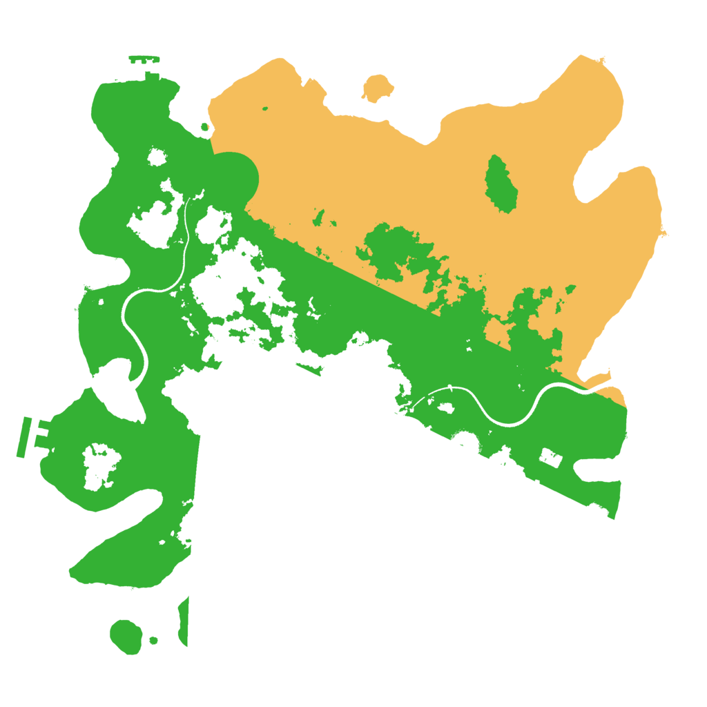 Biome Rust Map: Procedural Map, Size: 3500, Seed: 8409771