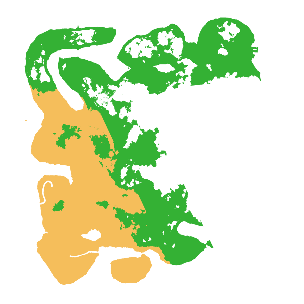 Biome Rust Map: Procedural Map, Size: 3500, Seed: 228483