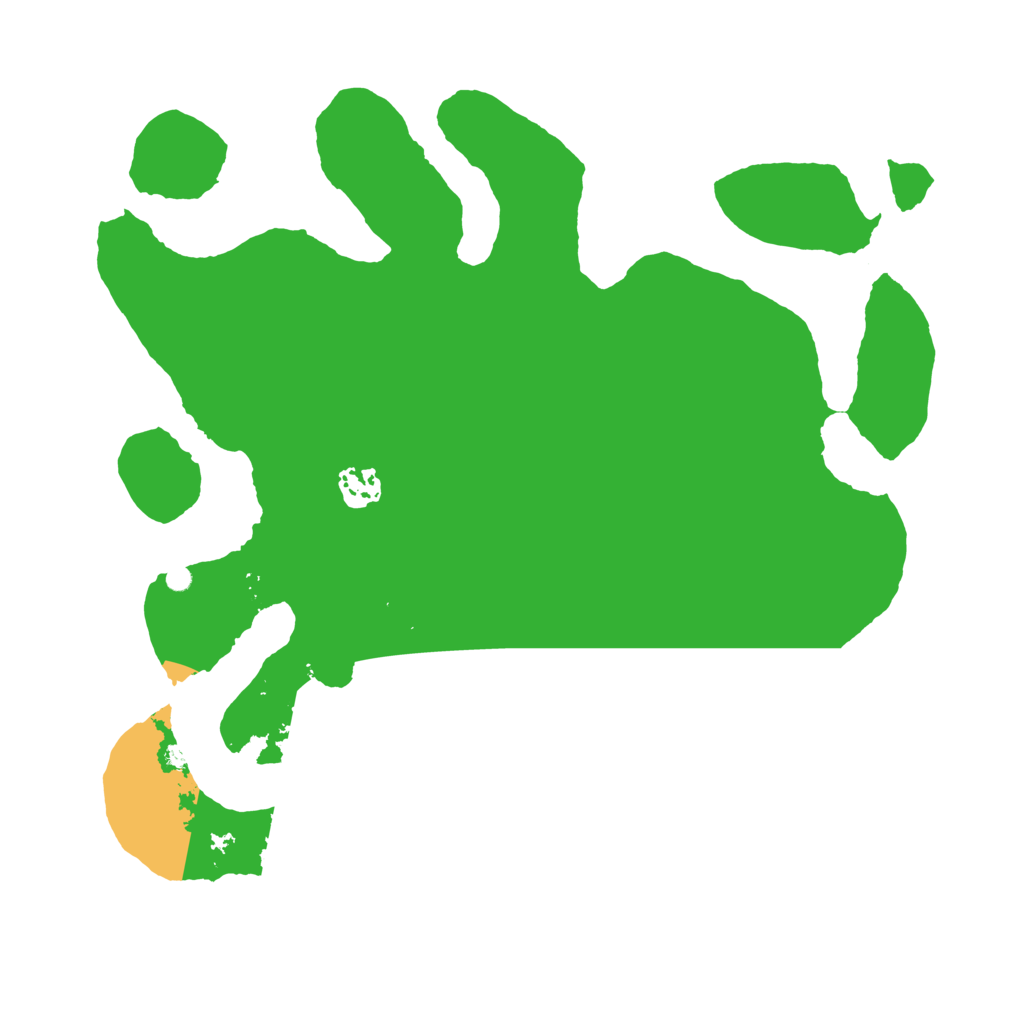 Biome Rust Map: Barren, Size: 3550, Seed: 375552