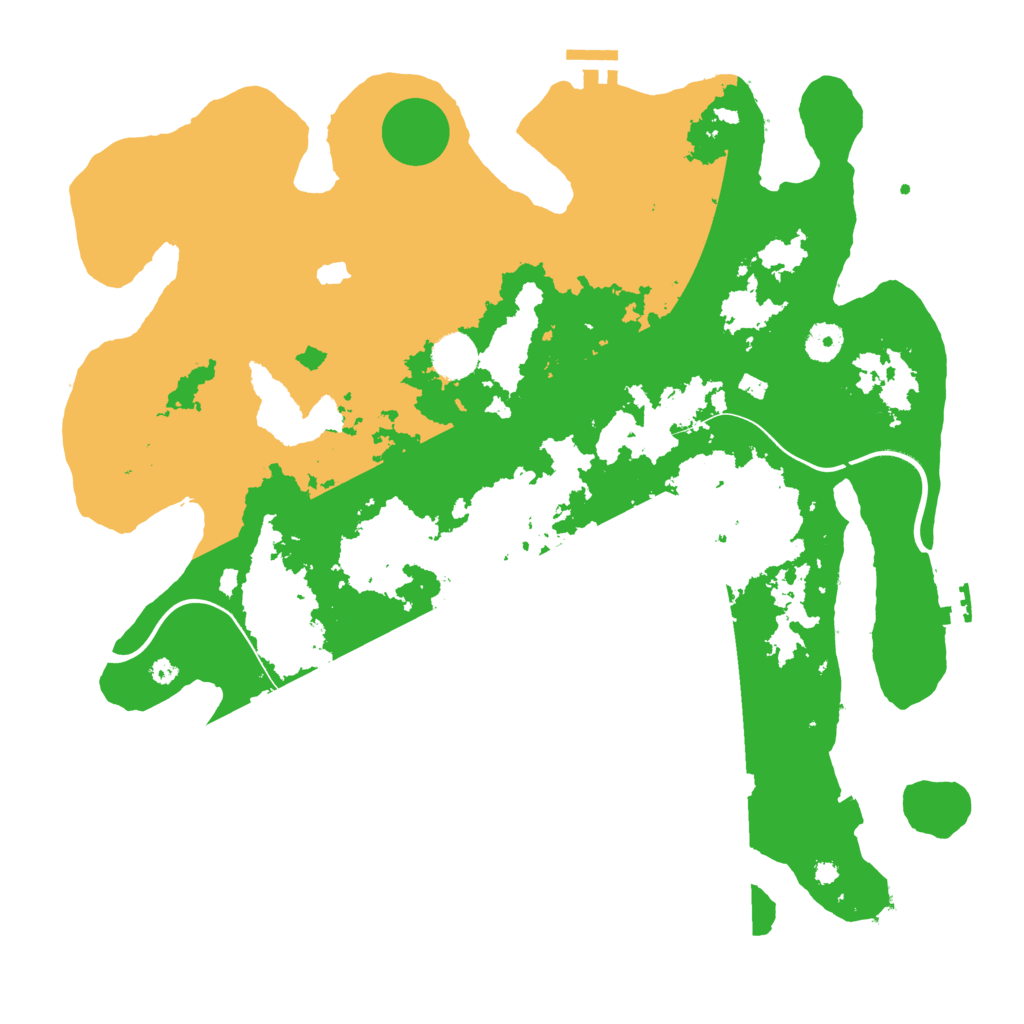 Biome Rust Map: Procedural Map, Size: 4000, Seed: 861852