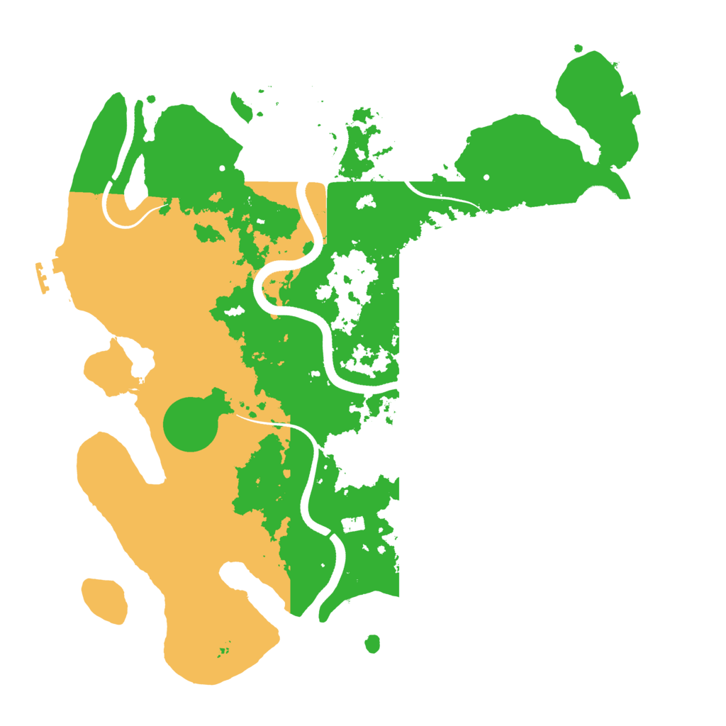Biome Rust Map: Procedural Map, Size: 3500, Seed: 594850431