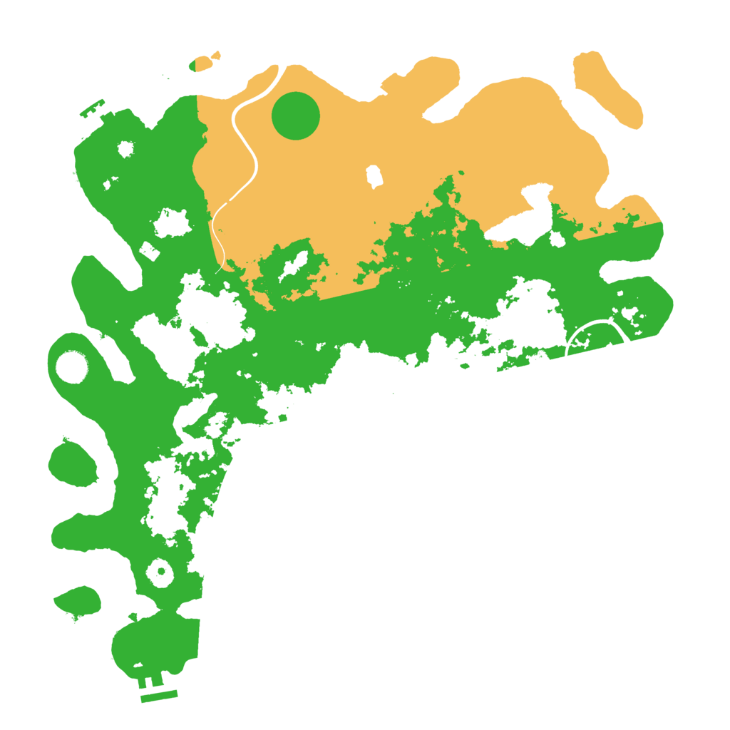 Biome Rust Map: Procedural Map, Size: 4000, Seed: 20493
