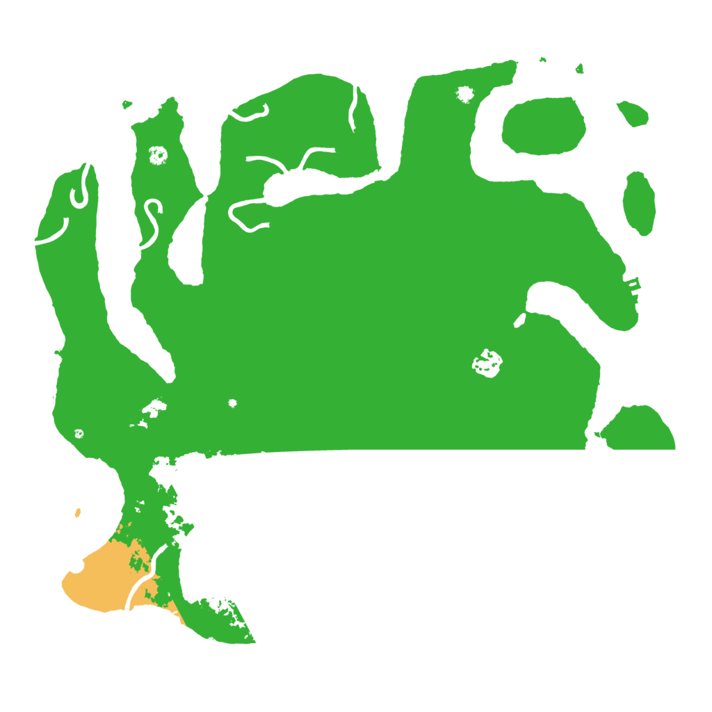 Biome Rust Map: Procedural Map, Size: 3800, Seed: 339233282