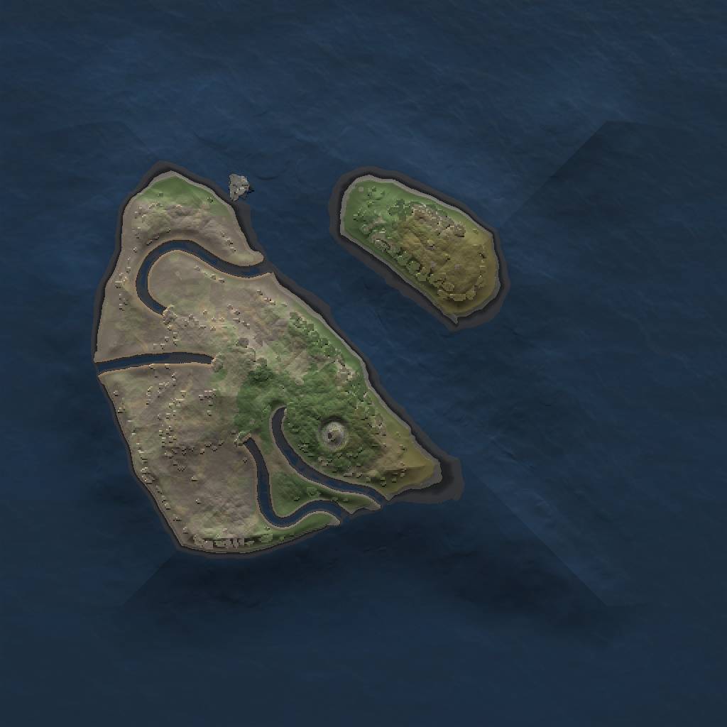 Rust Map: Procedural Map, Size: 1500, Seed: 361174721, 4 Monuments