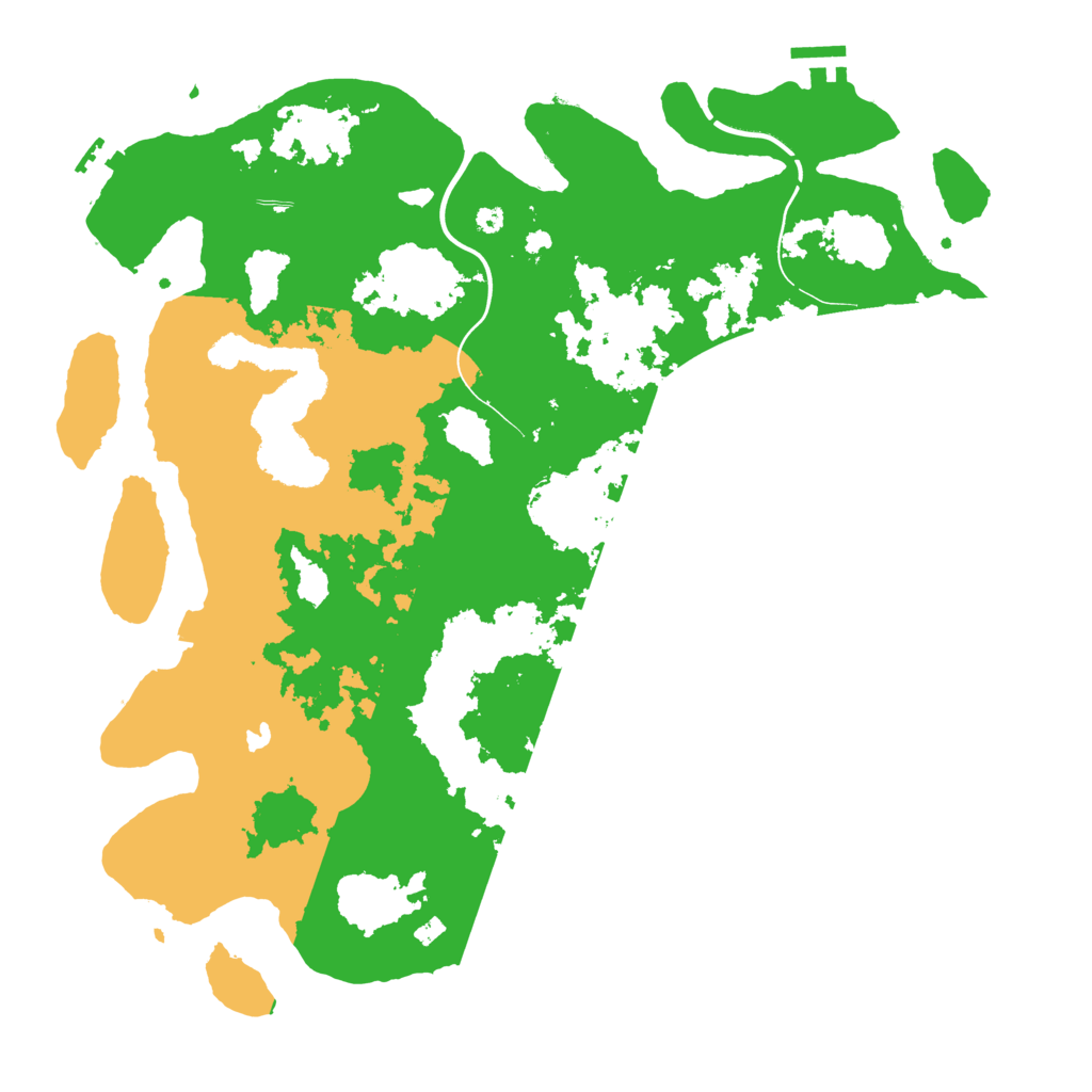 Biome Rust Map: Procedural Map, Size: 4000, Seed: 884258