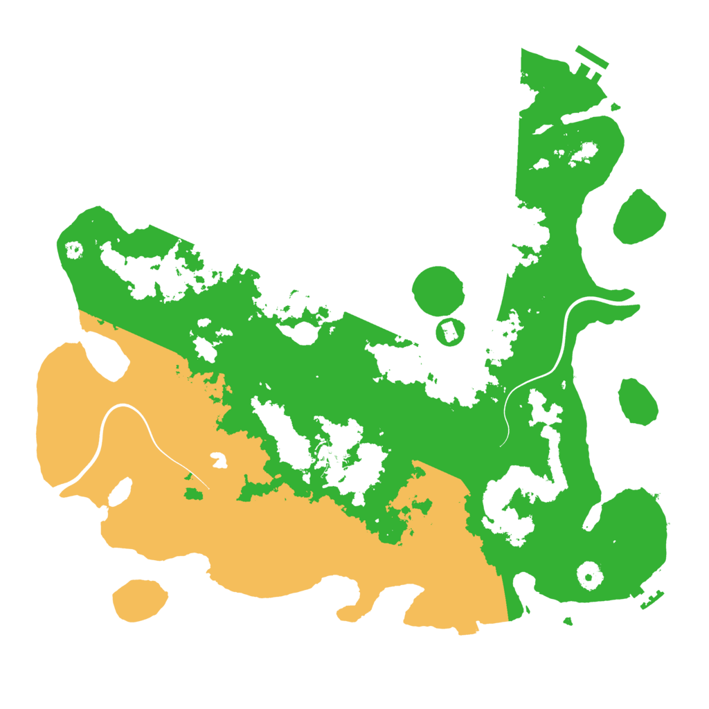 Biome Rust Map: Procedural Map, Size: 4000, Seed: 498048