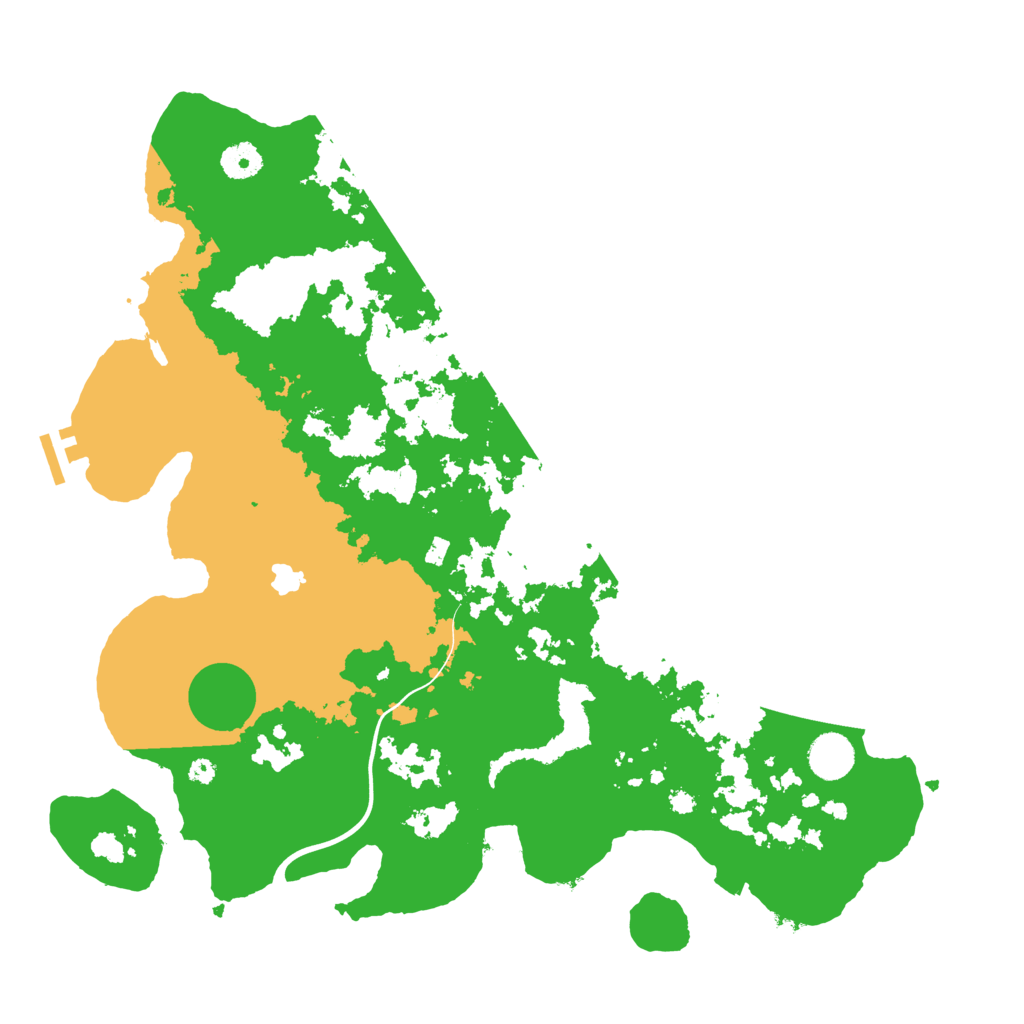 Biome Rust Map: Procedural Map, Size: 4000, Seed: 939772