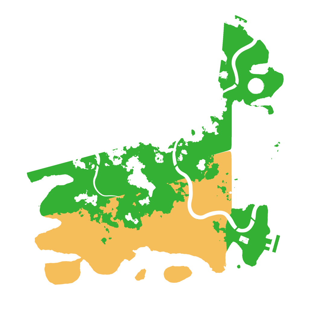Biome Rust Map: Procedural Map, Size: 3550, Seed: 159912
