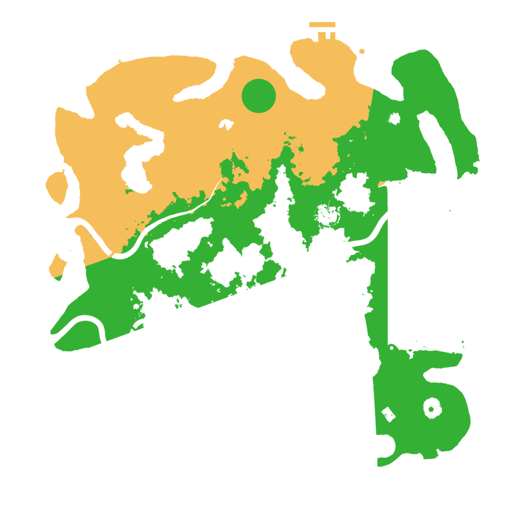 Biome Rust Map: Procedural Map, Size: 4000, Seed: 608338
