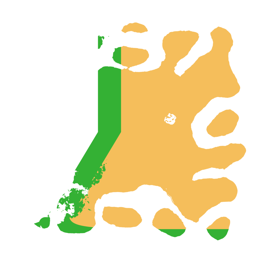 Biome Rust Map: Barren, Size: 3550, Seed: 970450