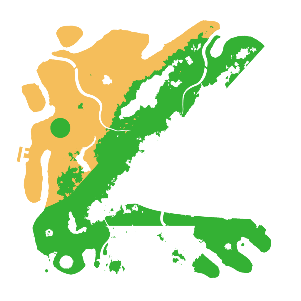 Biome Rust Map: Procedural Map, Size: 4000, Seed: 454640