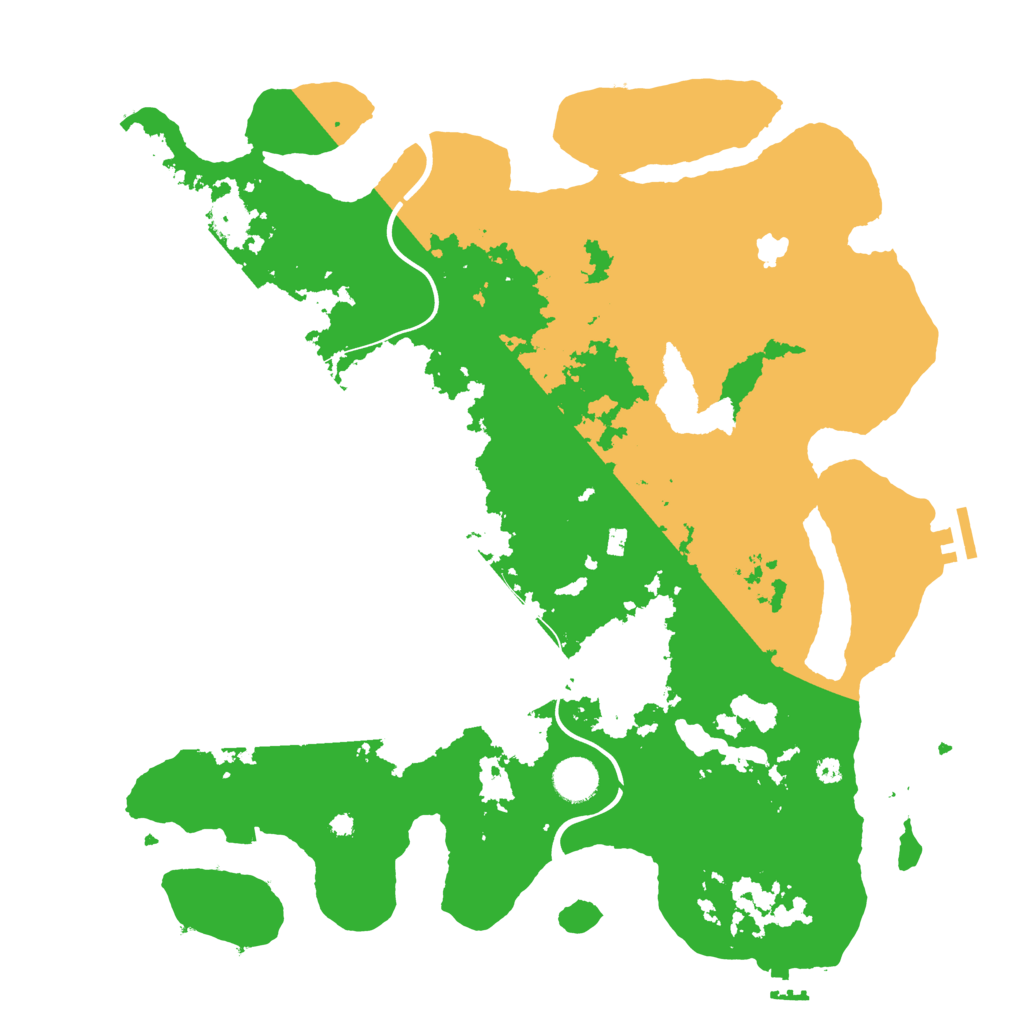 Biome Rust Map: Procedural Map, Size: 4000, Seed: 248555