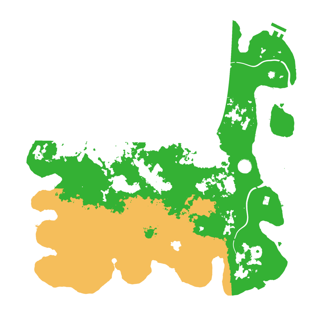 Biome Rust Map: Procedural Map, Size: 4000, Seed: 490350