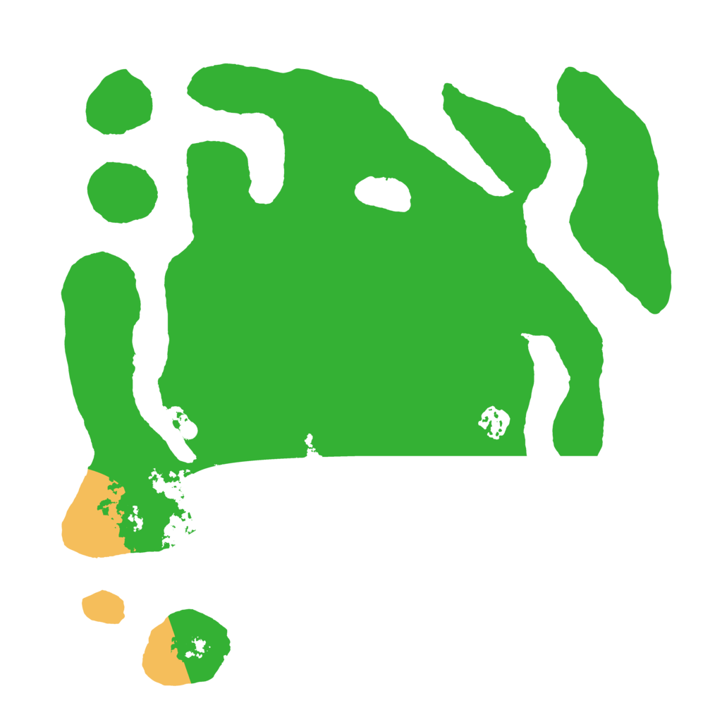 Biome Rust Map: Barren, Size: 3550, Seed: 716931