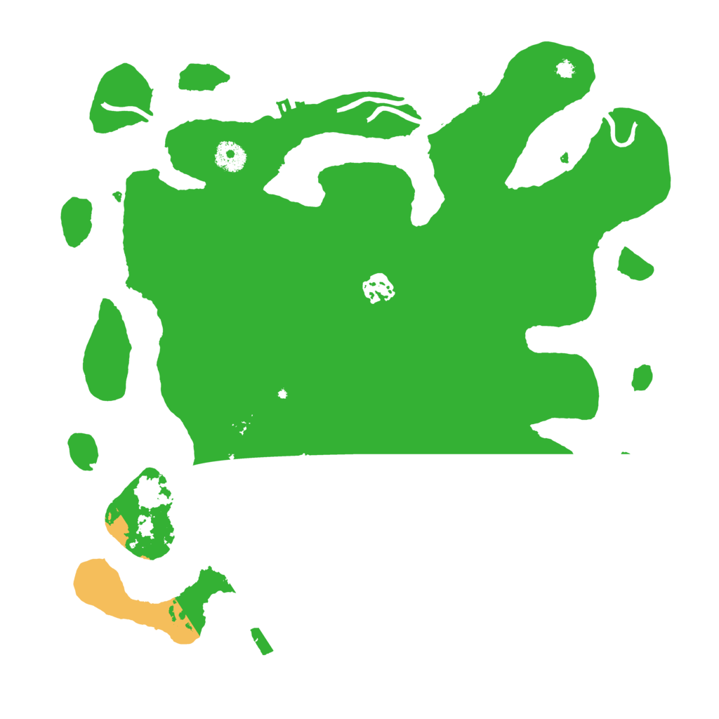 Biome Rust Map: Procedural Map, Size: 3550, Seed: 686957