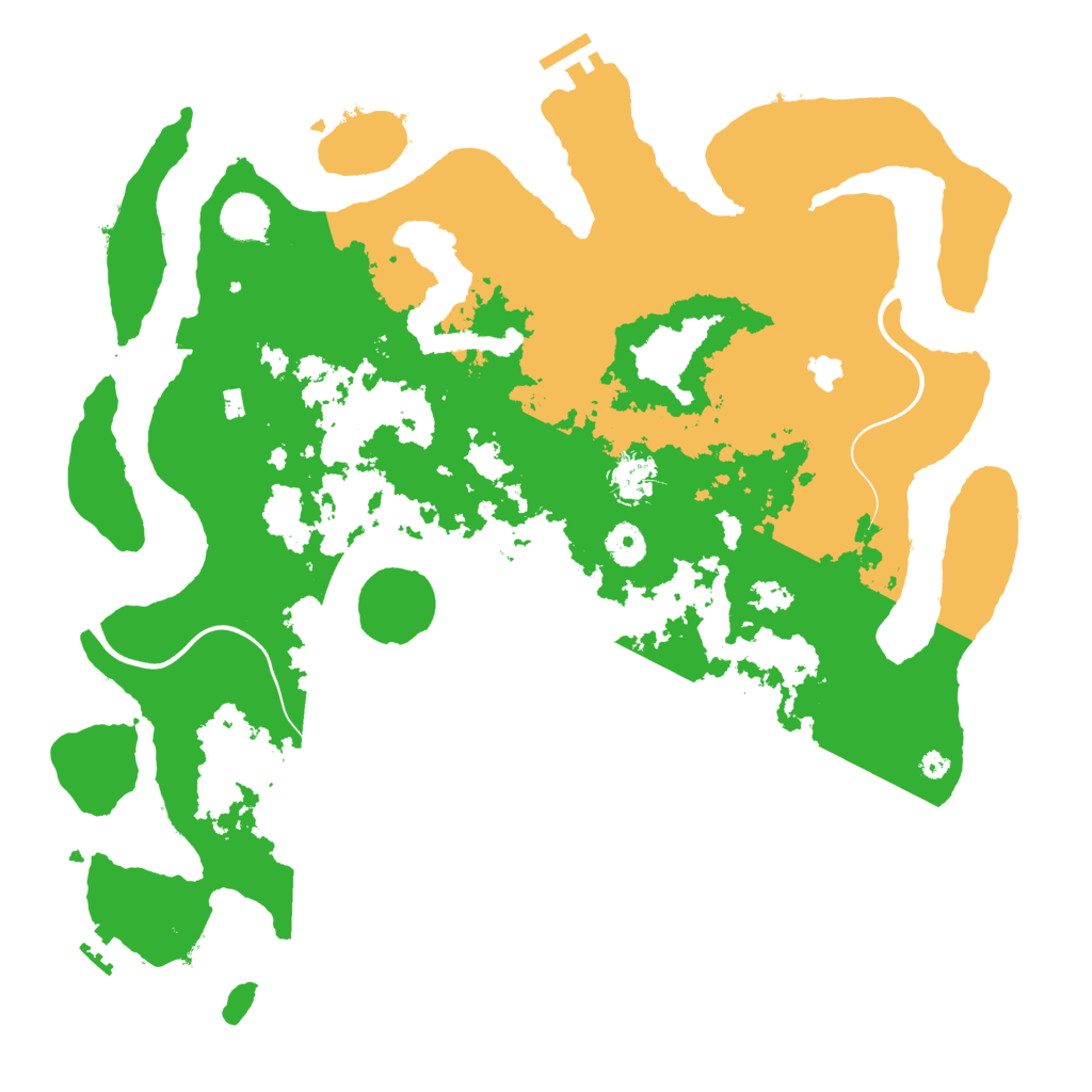 Biome Rust Map: Procedural Map, Size: 4000, Seed: 251609593