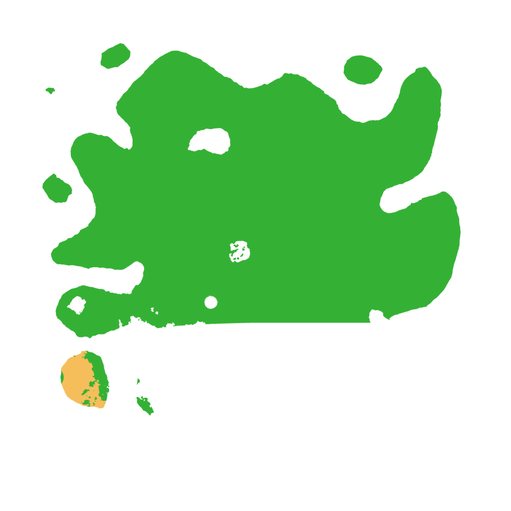 Biome Rust Map: Barren, Size: 3550, Seed: 329992