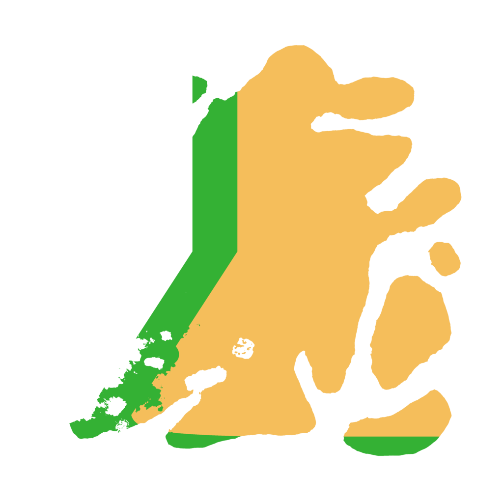 Biome Rust Map: Barren, Size: 3550, Seed: 944252