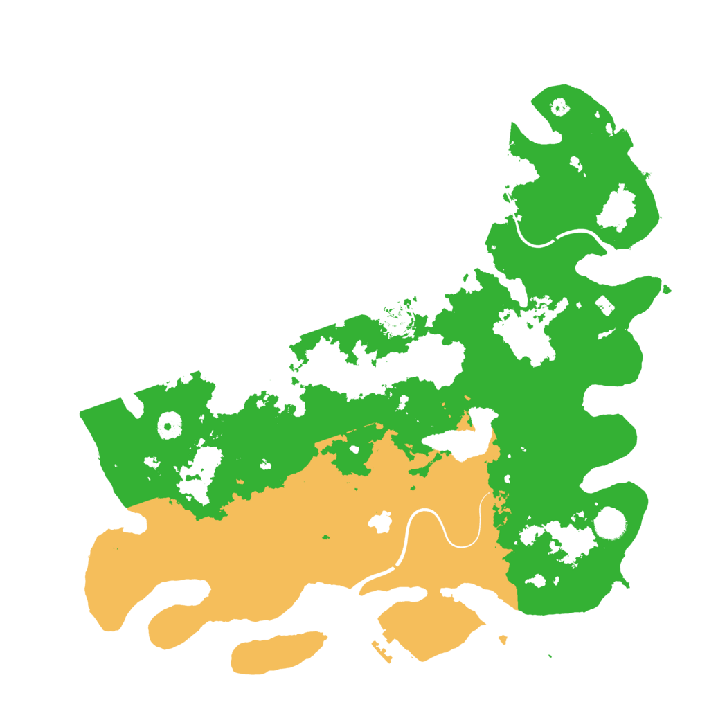 Biome Rust Map: Procedural Map, Size: 4000, Seed: 83971
