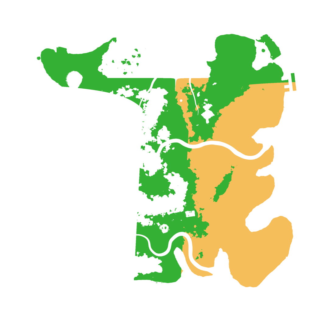 Biome Rust Map: Procedural Map, Size: 3550, Seed: 642178