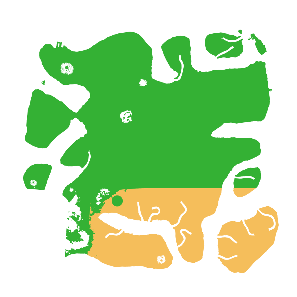 Biome Rust Map: Procedural Map, Size: 3550, Seed: 642178