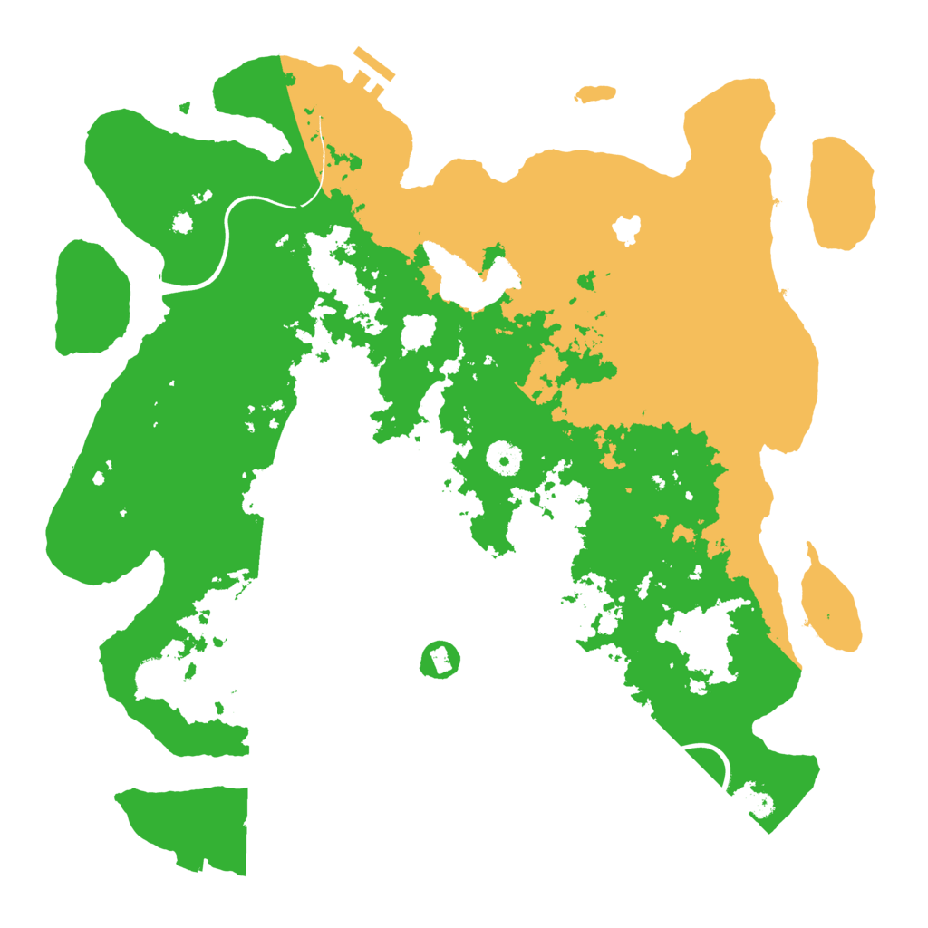 Biome Rust Map: Procedural Map, Size: 4000, Seed: 114908