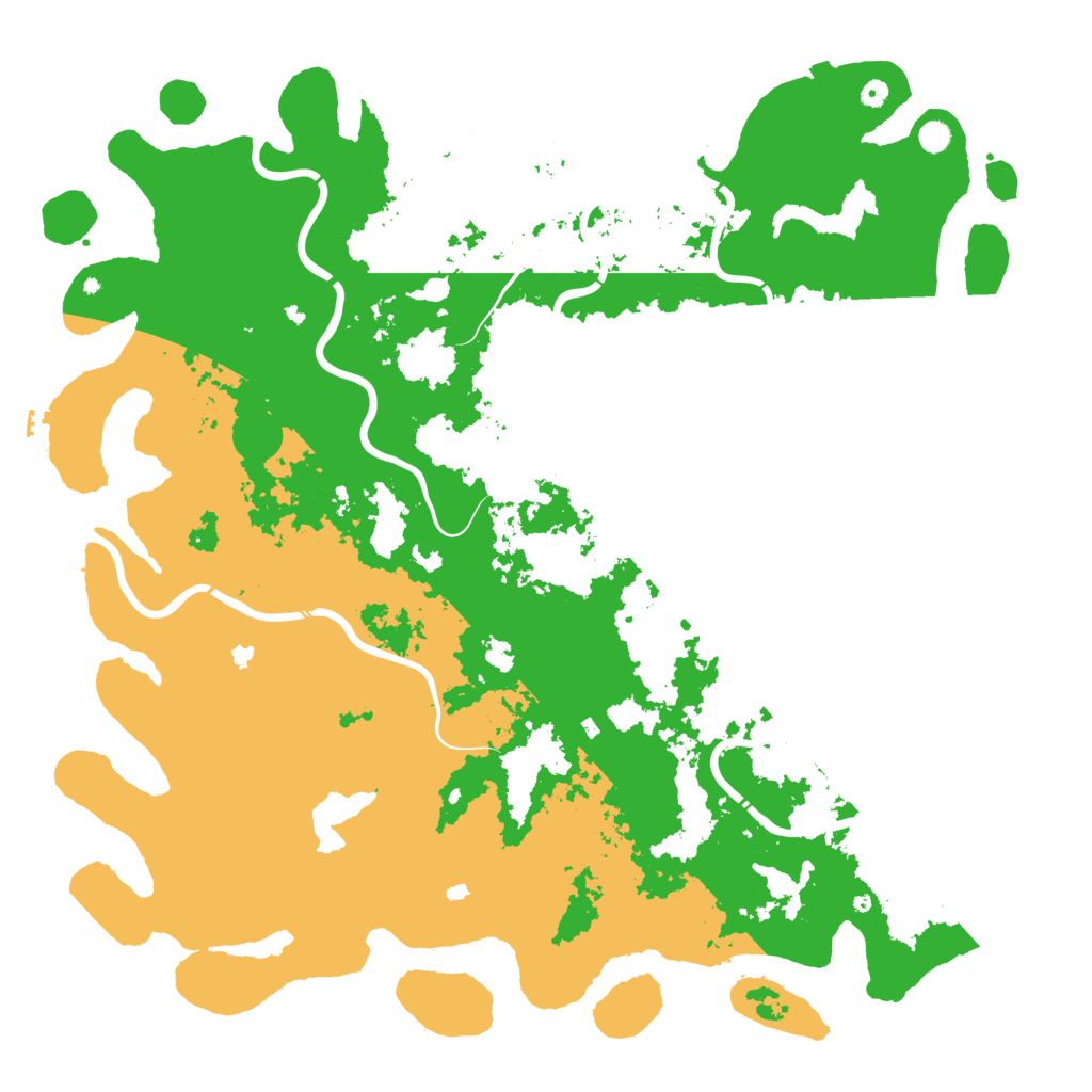 Biome Rust Map: Procedural Map, Size: 6000, Seed: 6752