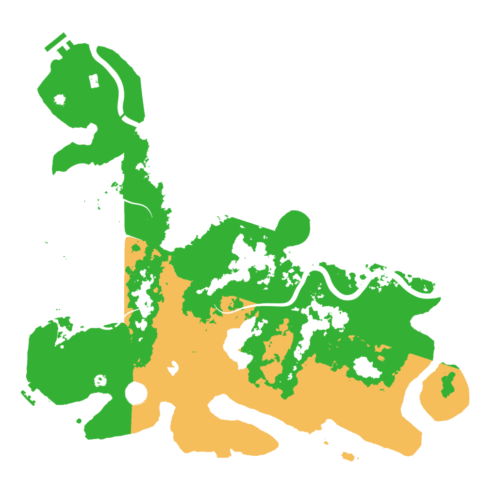 Biome Rust Map: Procedural Map, Size: 4000, Seed: 54352