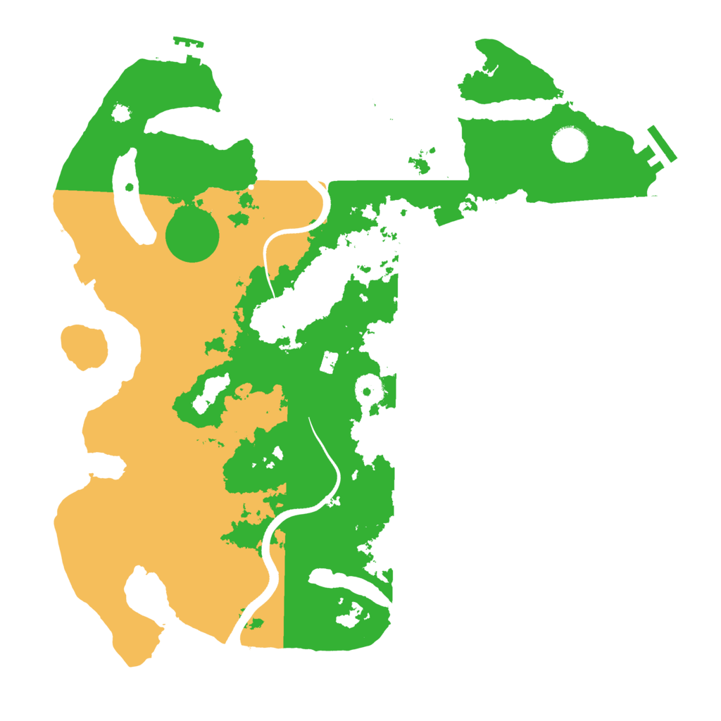 Biome Rust Map: Procedural Map, Size: 3550, Seed: 789115