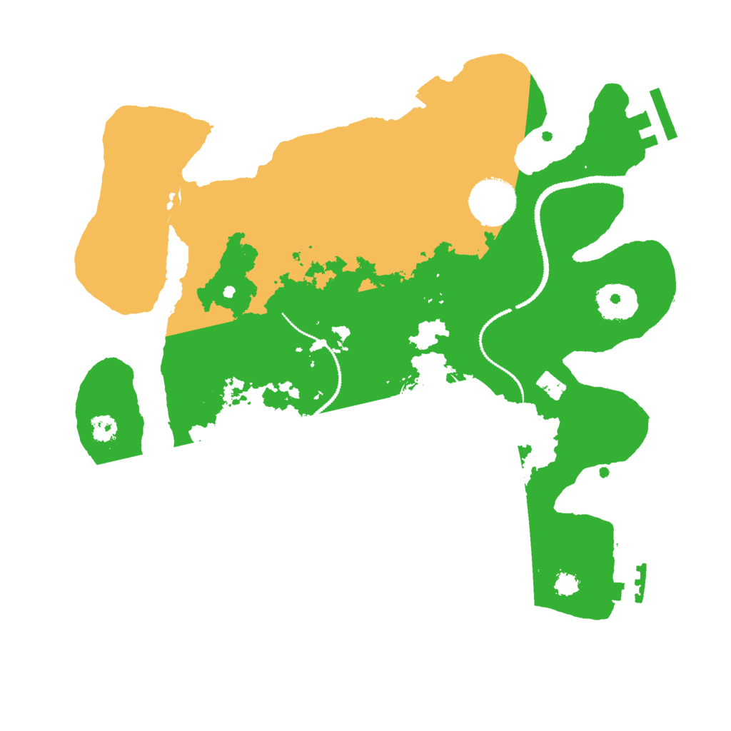 Biome Rust Map: Procedural Map, Size: 2800, Seed: 3090