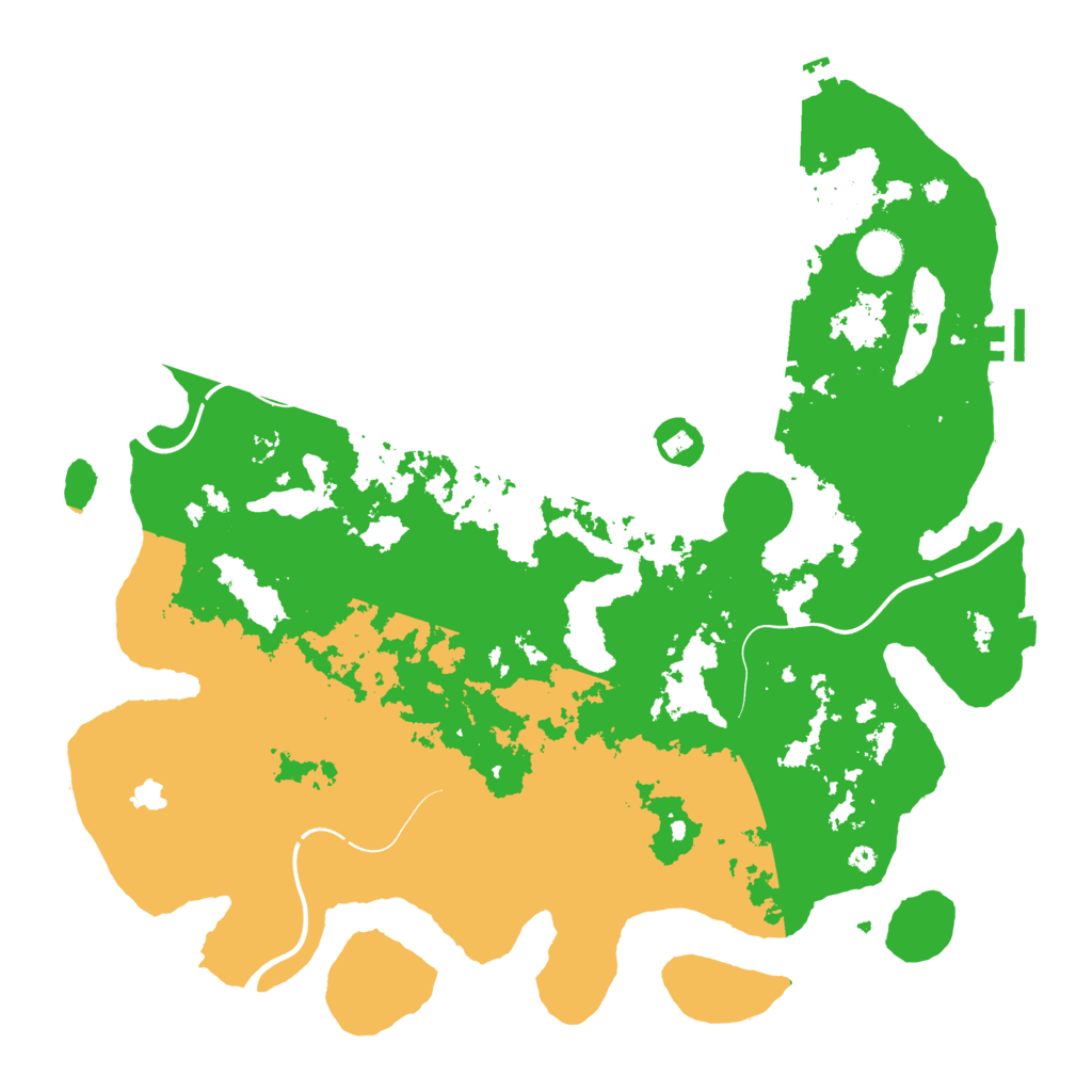 Biome Rust Map: Procedural Map, Size: 4200, Seed: 1848124818