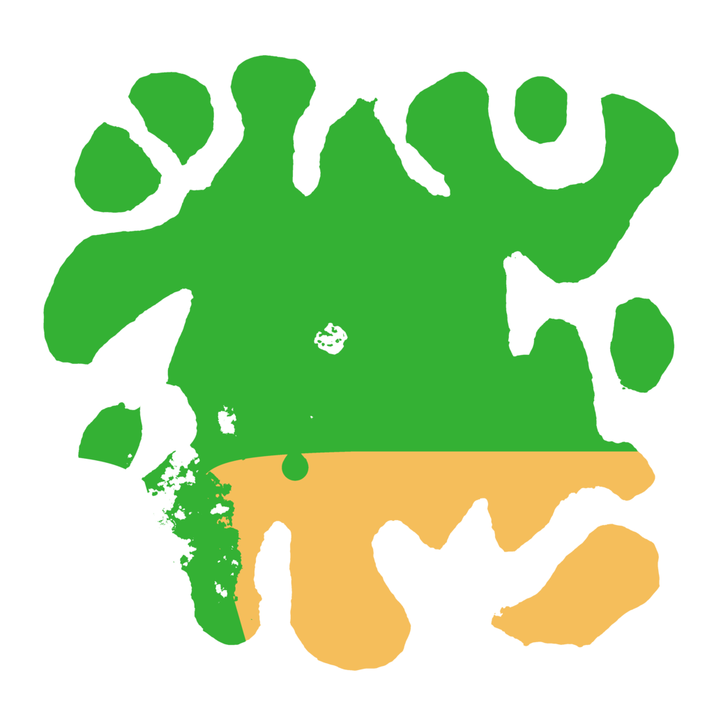 Biome Rust Map: Barren, Size: 3550, Seed: 968570