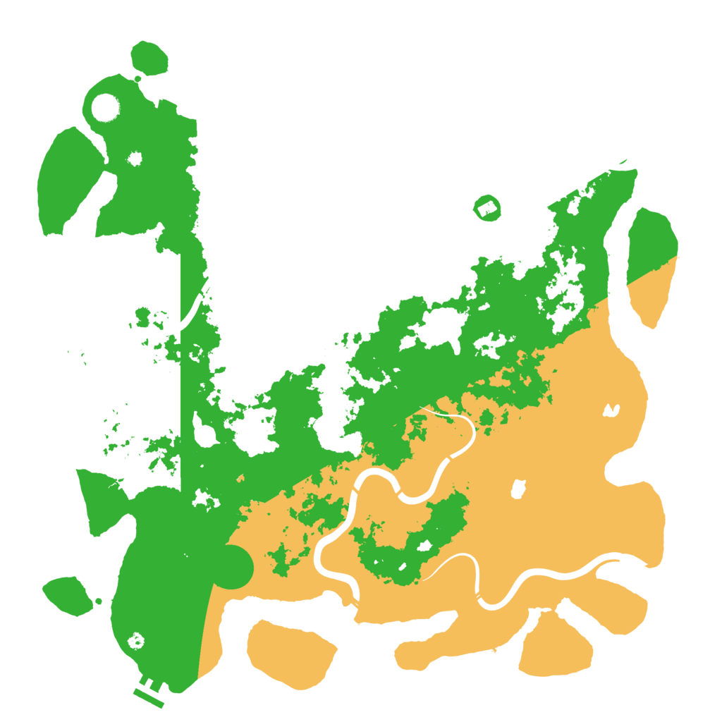 Biome Rust Map: Procedural Map, Size: 4500, Seed: 564554353