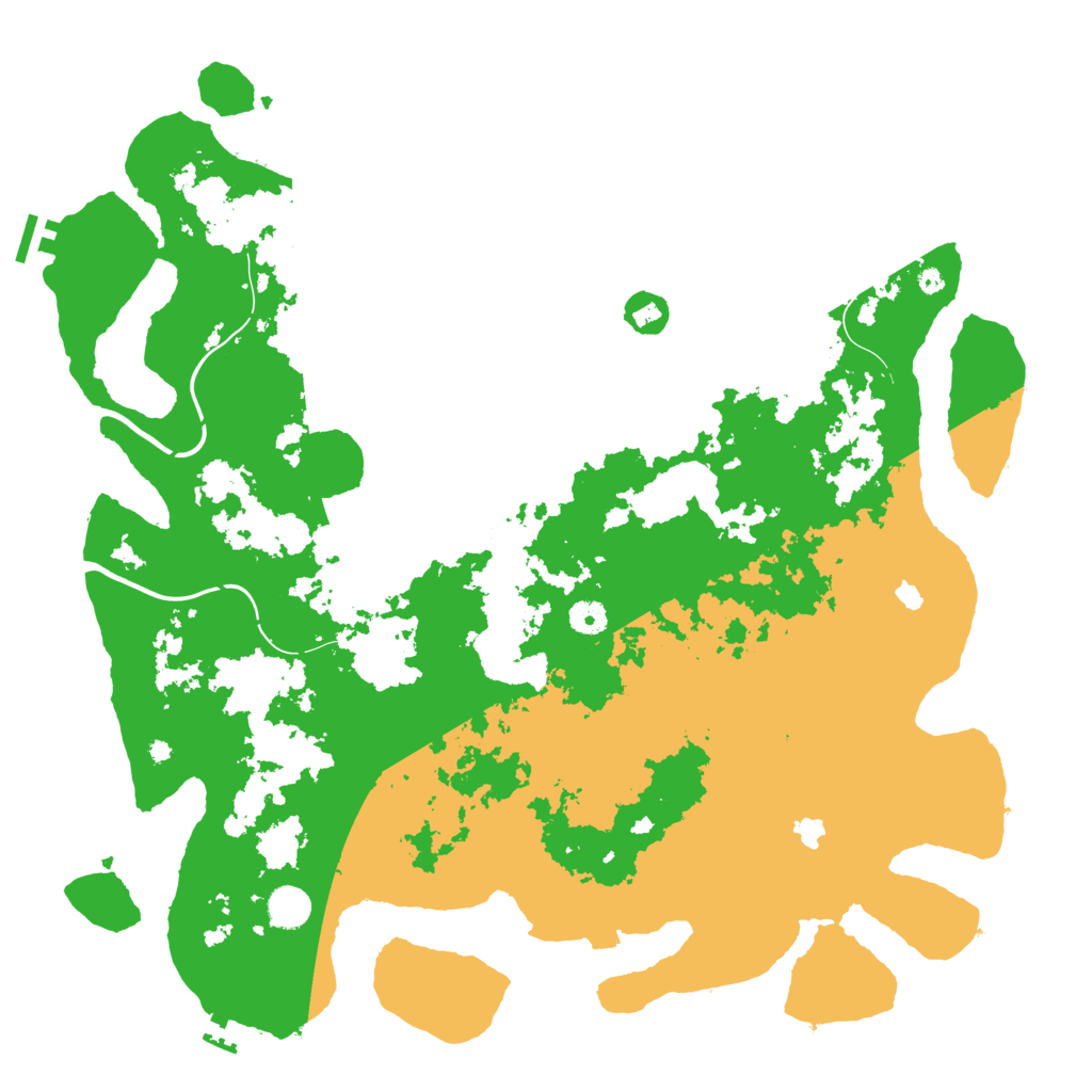 Biome Rust Map: Procedural Map, Size: 4500, Seed: 564554353