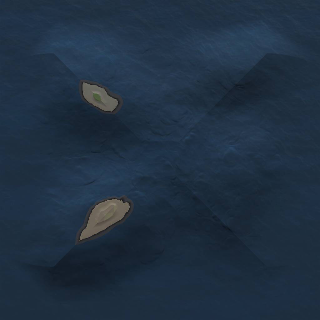 Rust Map: Barren, Size: 1000, Seed: 1235, 2 Monuments