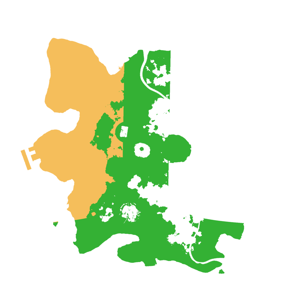 Biome Rust Map: Procedural Map, Size: 3000, Seed: 841457