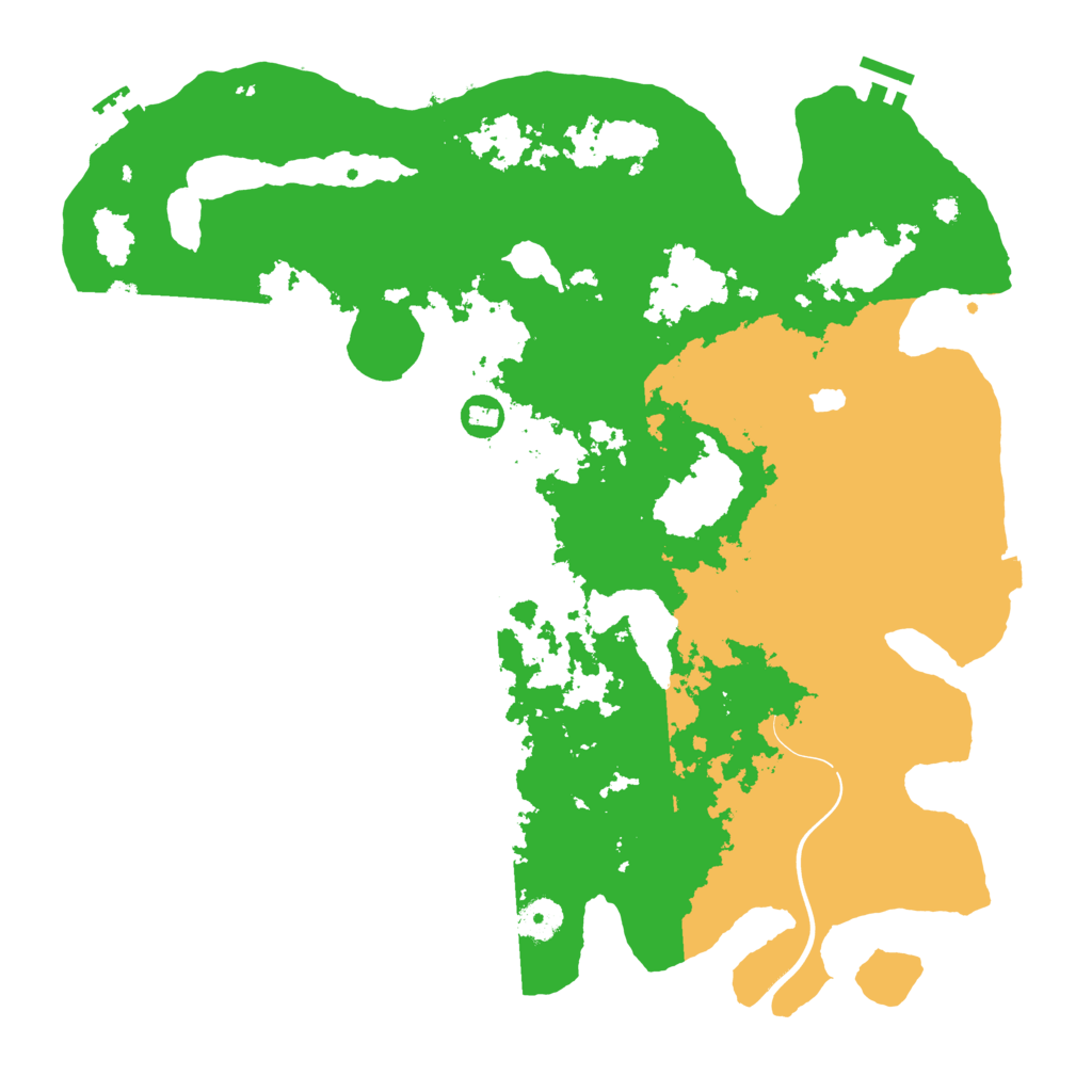 Biome Rust Map: Procedural Map, Size: 4000, Seed: 630274