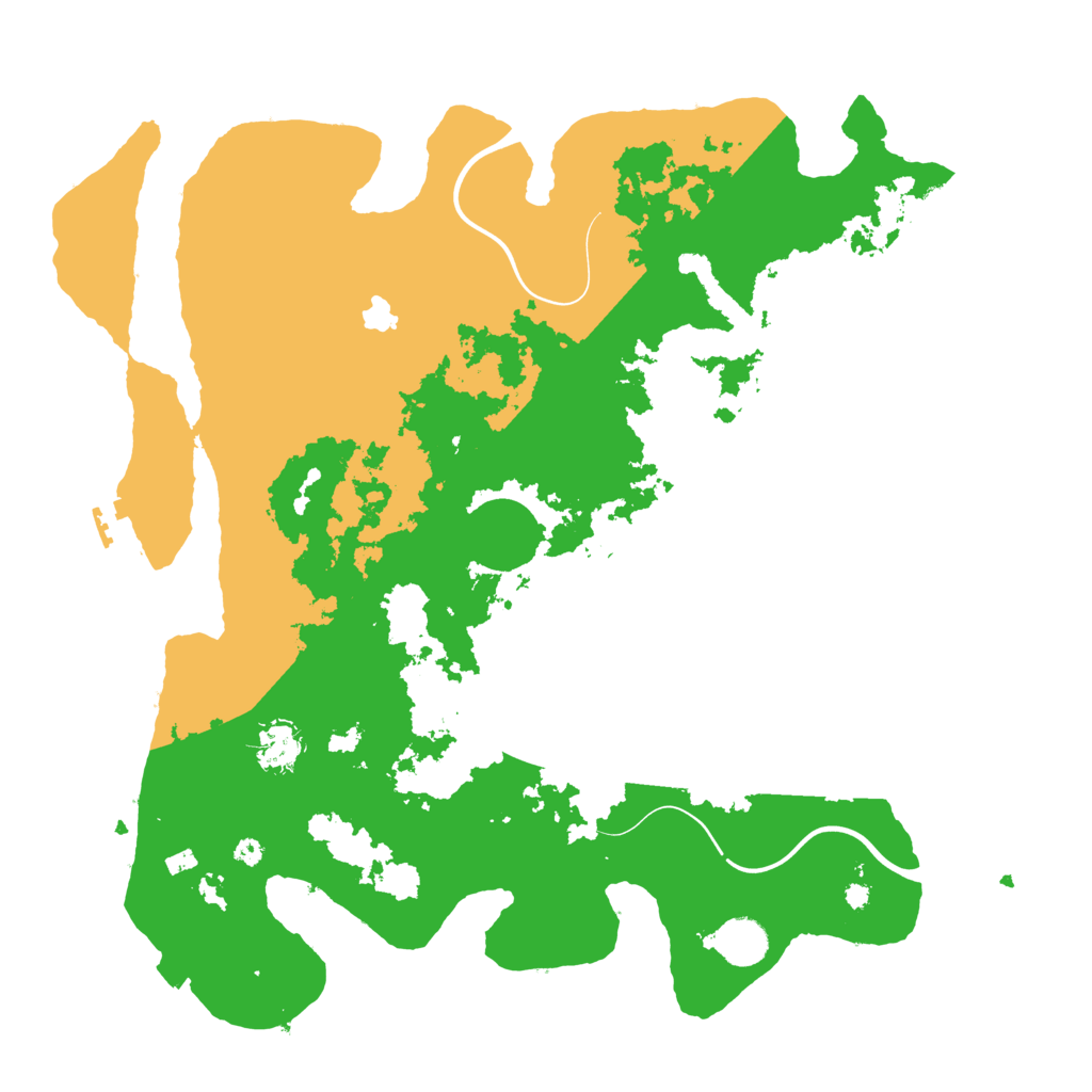 Biome Rust Map: Procedural Map, Size: 4000, Seed: 591039