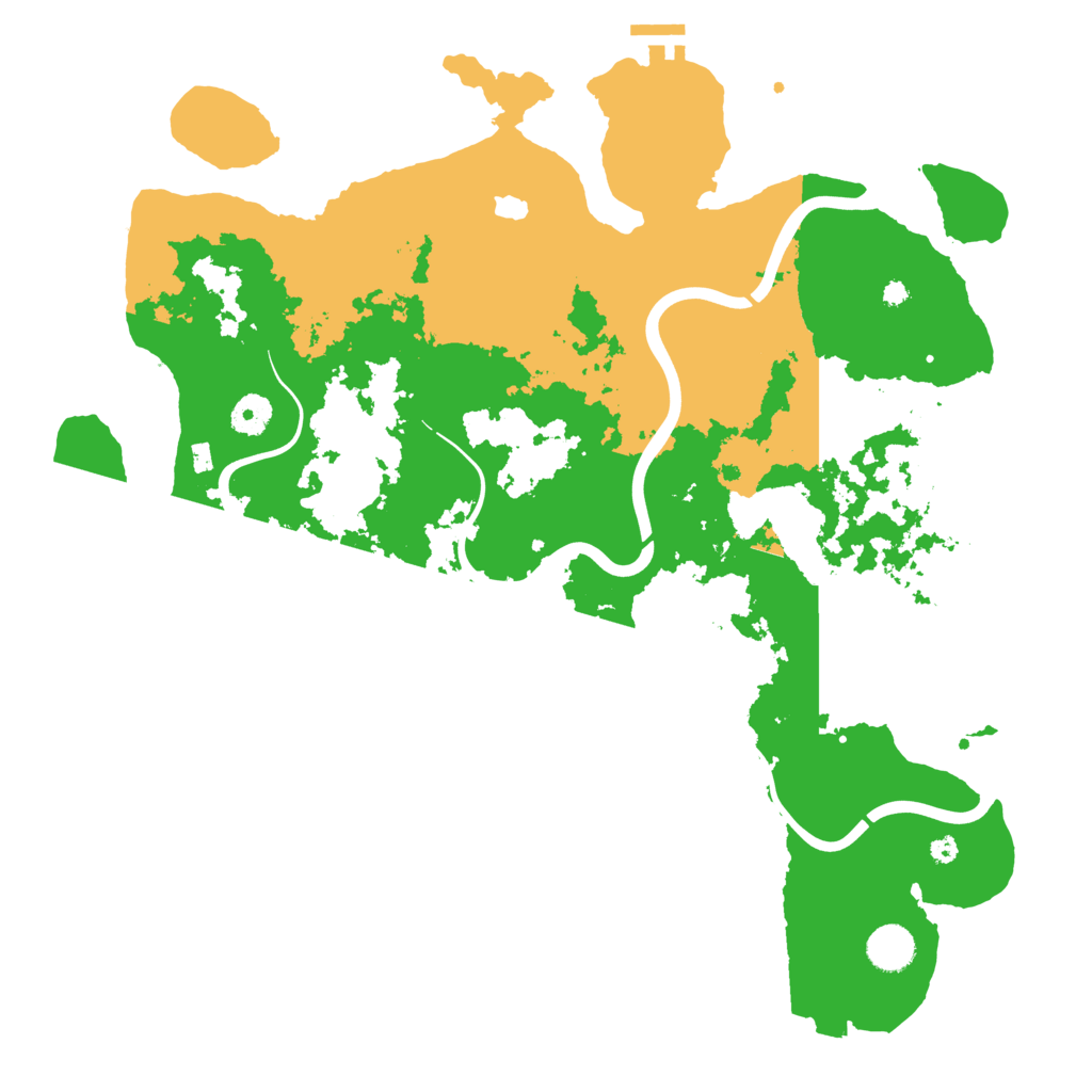 Biome Rust Map: Procedural Map, Size: 4050, Seed: 2147483647