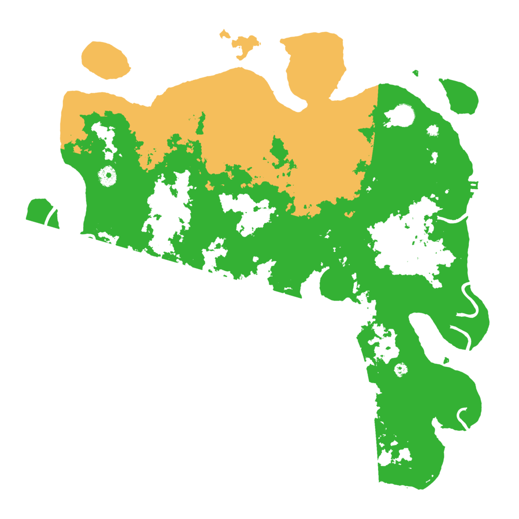 Biome Rust Map: Procedural Map, Size: 4050, Seed: 2147483647