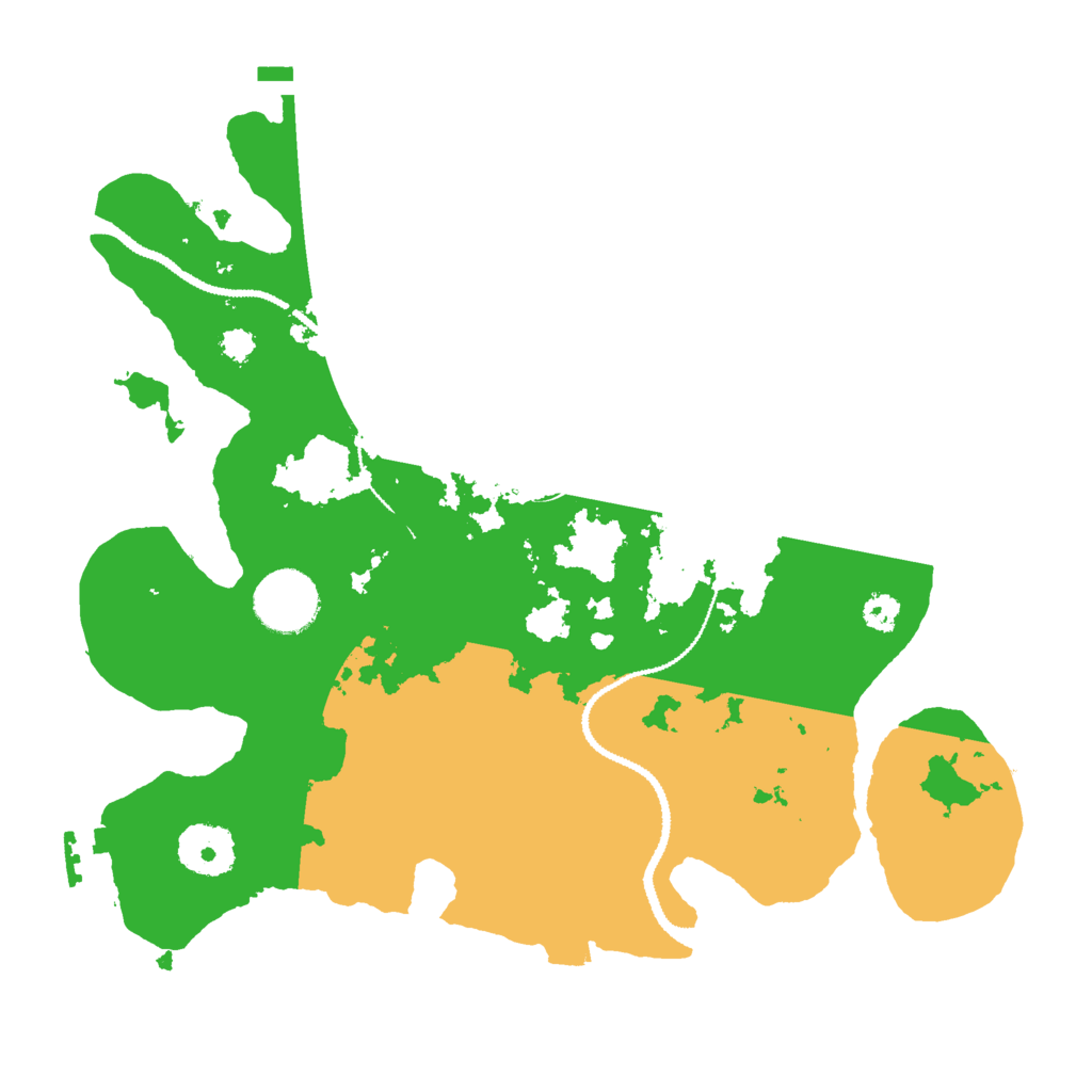 Biome Rust Map: Procedural Map, Size: 3000, Seed: 565965