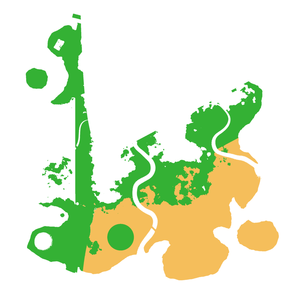 Biome Rust Map: Procedural Map, Size: 3000, Seed: 472667