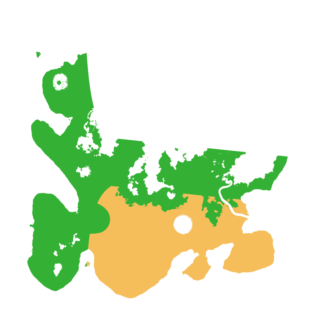 Biome Rust Map: Procedural Map, Size: 3000, Seed: 2336900