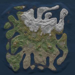 Thumbnail Rust Map: Procedural Map, Size: 4250, Seed: 1810370140, 18 Monuments