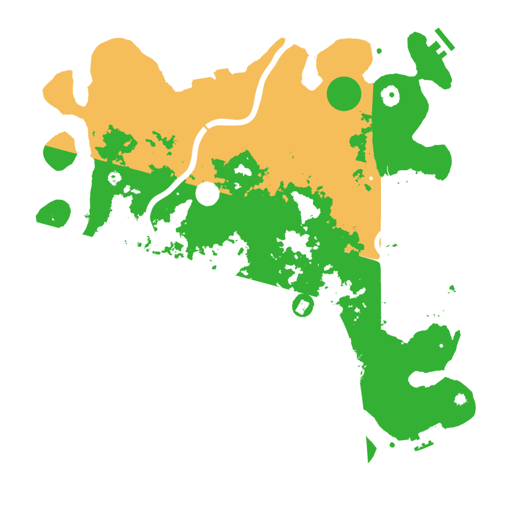 Biome Rust Map: Procedural Map, Size: 3900, Seed: 844552789