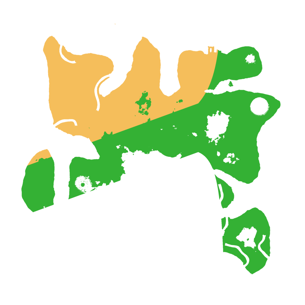 Biome Rust Map: Procedural Map, Size: 3000, Seed: 668767