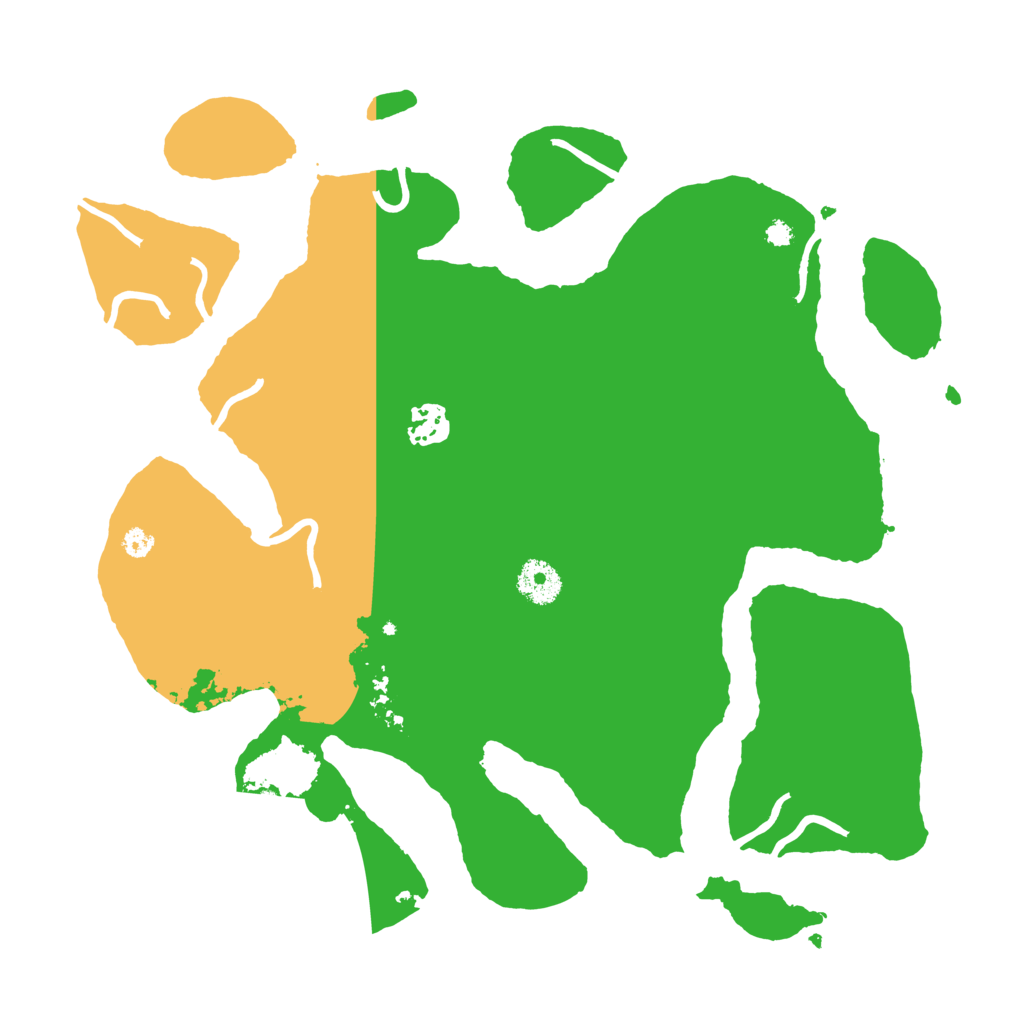 Biome Rust Map: Procedural Map, Size: 3550, Seed: 159012