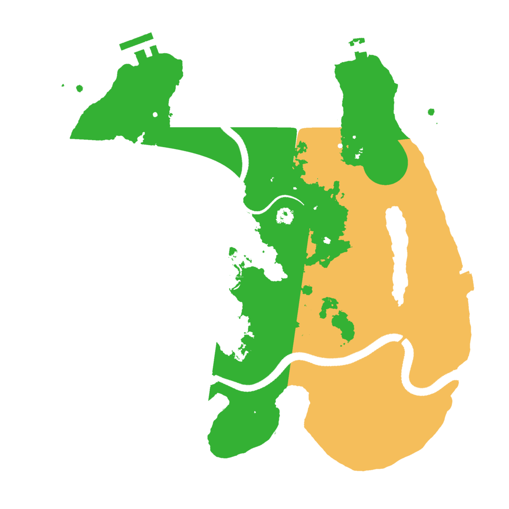 Biome Rust Map: Procedural Map, Size: 3000, Seed: 298555